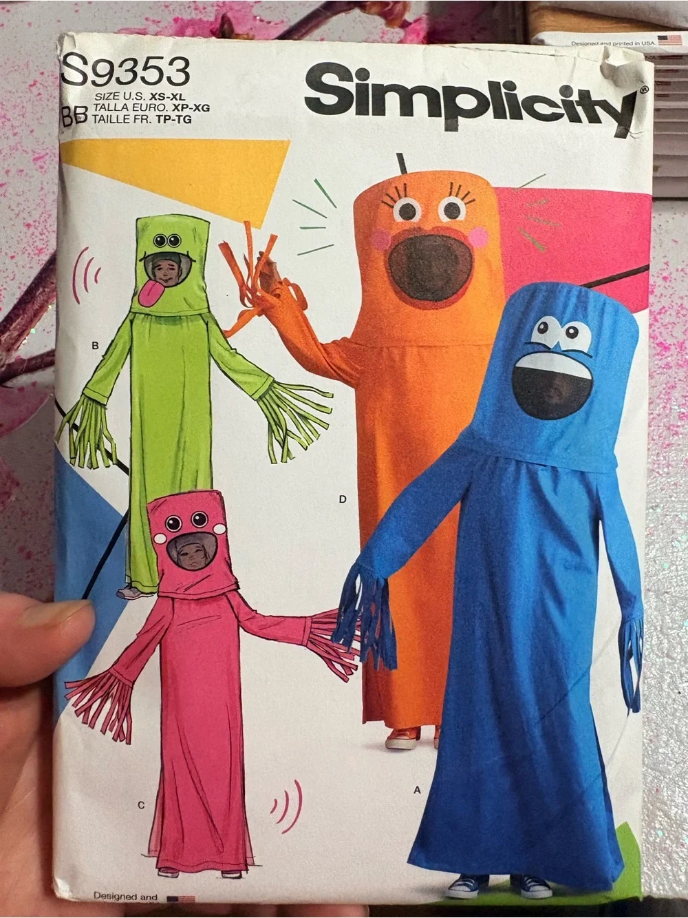 BN UNCUT SIMPLICITY 9353 BB SEWING PATTERNS COSTUMES HALLOWEEN